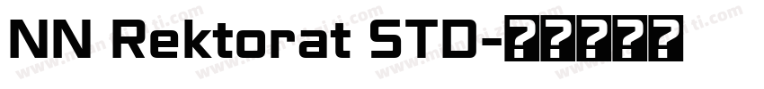 NN Rektorat STD字体转换